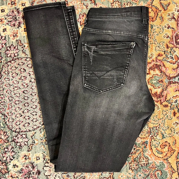 FINAL PRICE Men’s Departwest Black Skinny Jeans - Picture 1 of 8